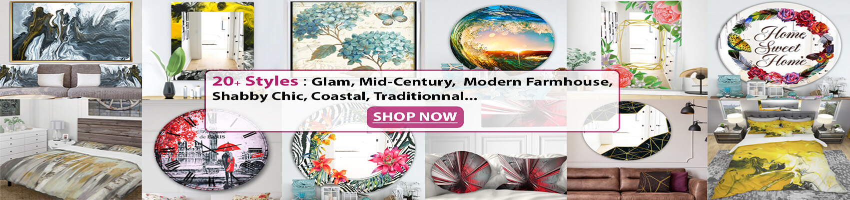 Designart | Wall Art, Accent furniture, Mirrors, Chairs, clocks and more
